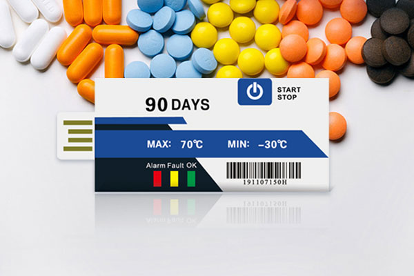 High-precision pharmaceutical cold chain temperature tracker